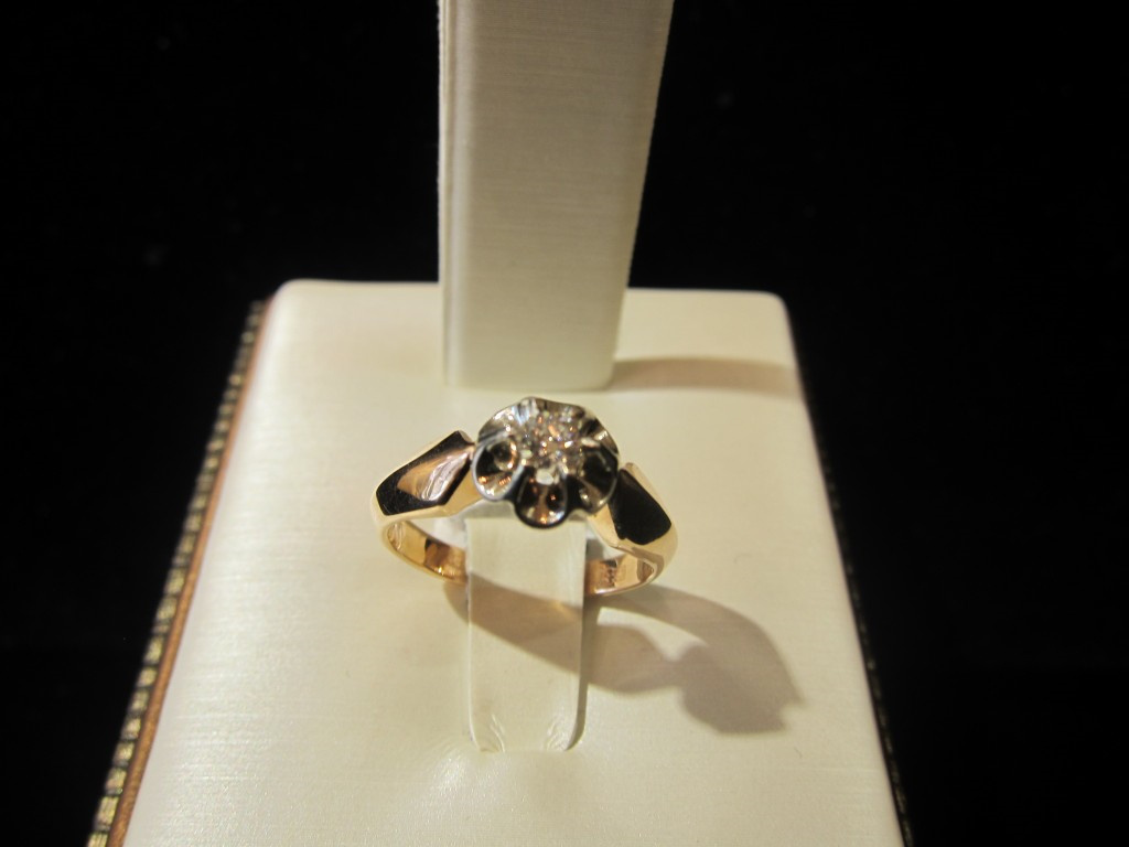 14k Rose Gold Diamond Ring