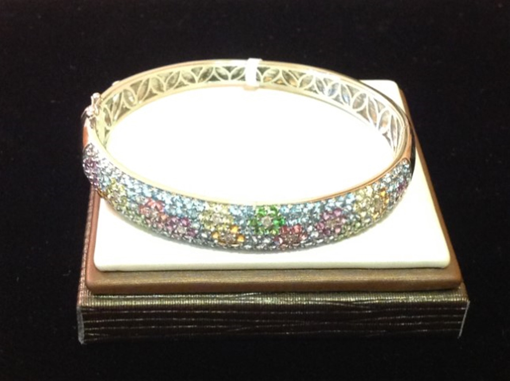 18k White Gold Sapphire Bracelet