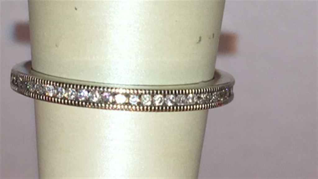 14k White Gold Diamond Ring