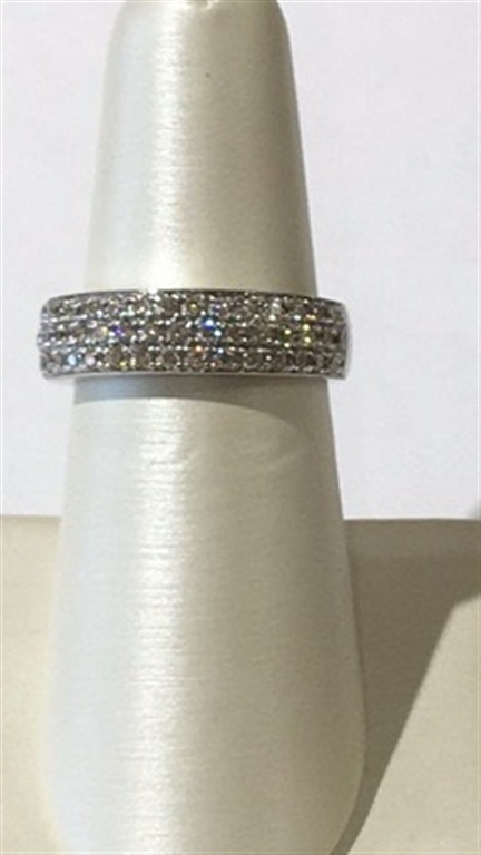 14k White Gold Diamond Ring