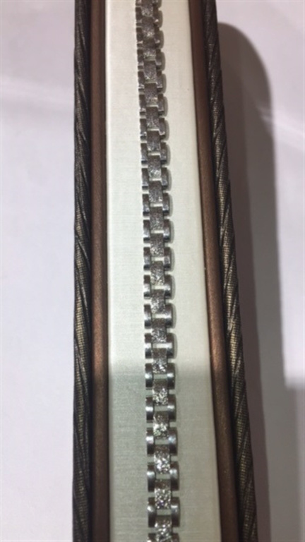 14k White Gold Bracelet