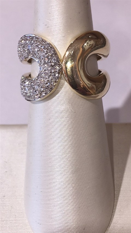 14k Yellow Gold Diamond Ring