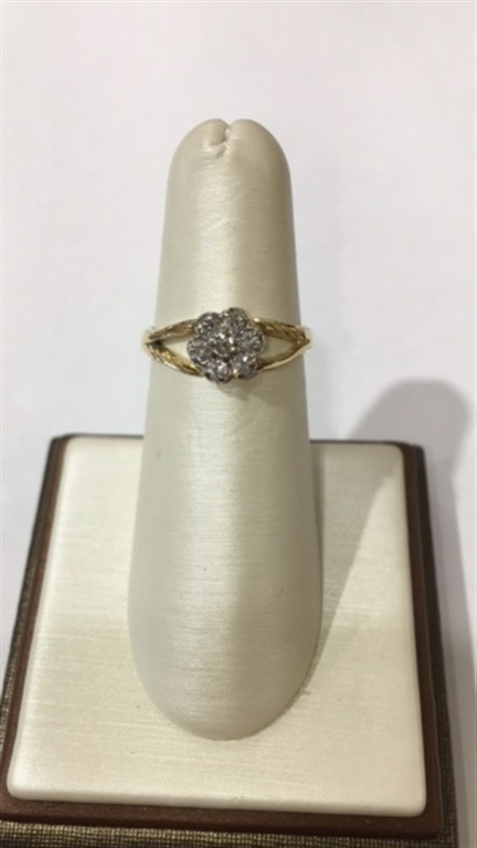 18k Yellow Gold Diamond Ring