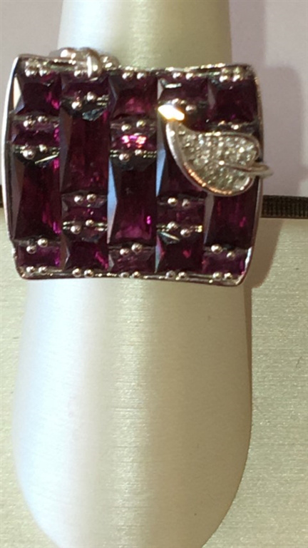 14k White Gold Diamond Ring