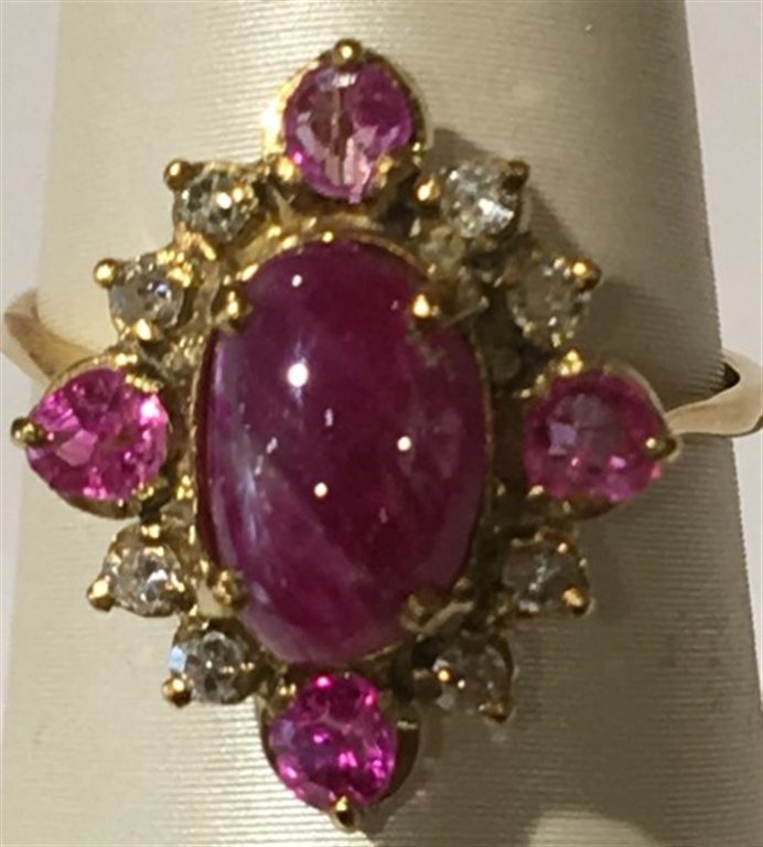 Diamond & Ruby Ring