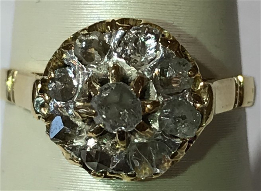 14k Yellow Gold Diamond Ring