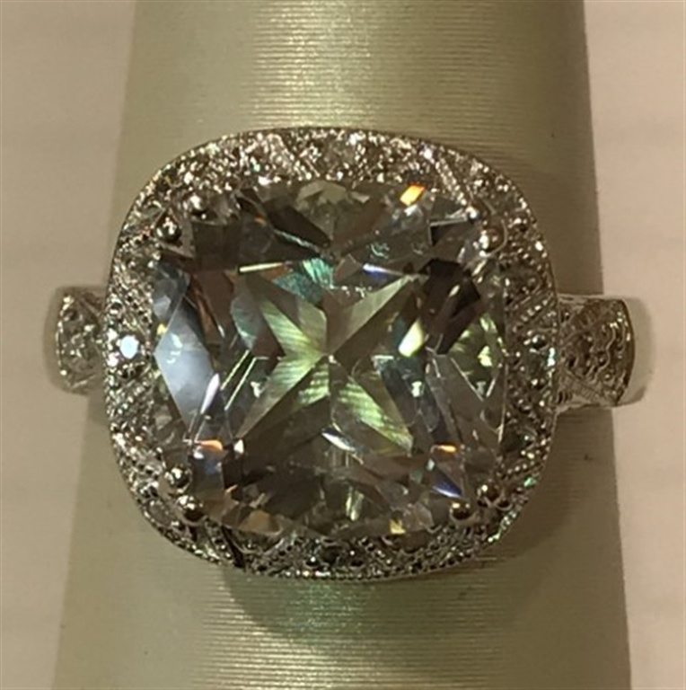 14k White Gold Ring