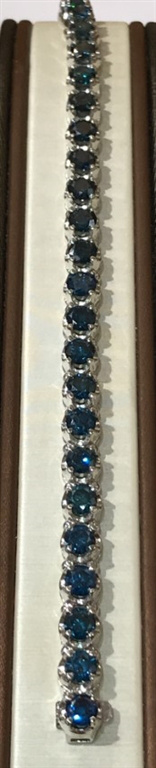 14k White Gold Diamond Bracelet