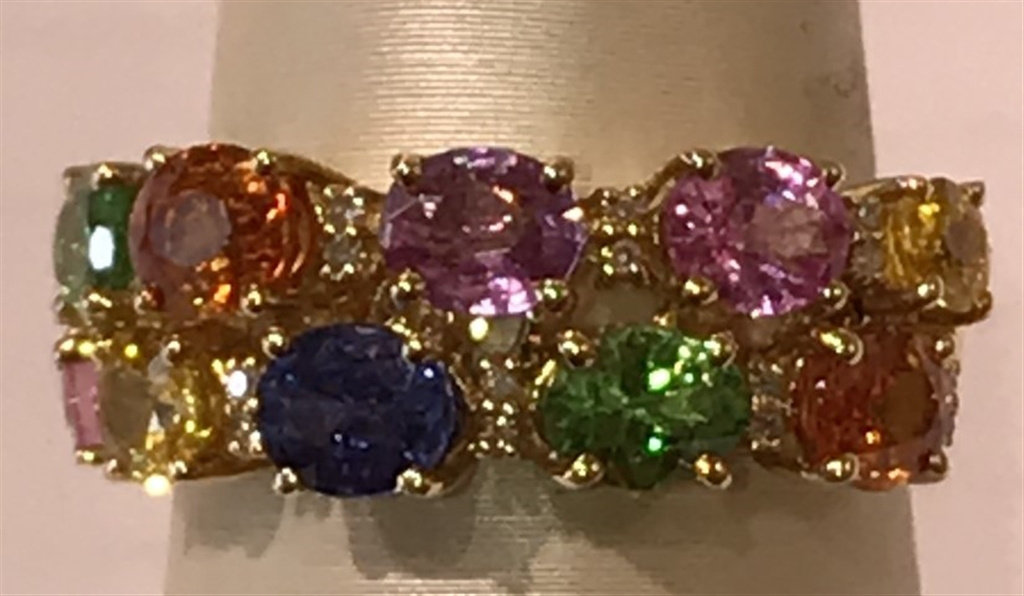 14k Yellow Gold Diamond Ring