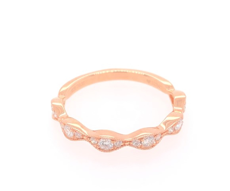 18k Rose Gold Diamond Ring