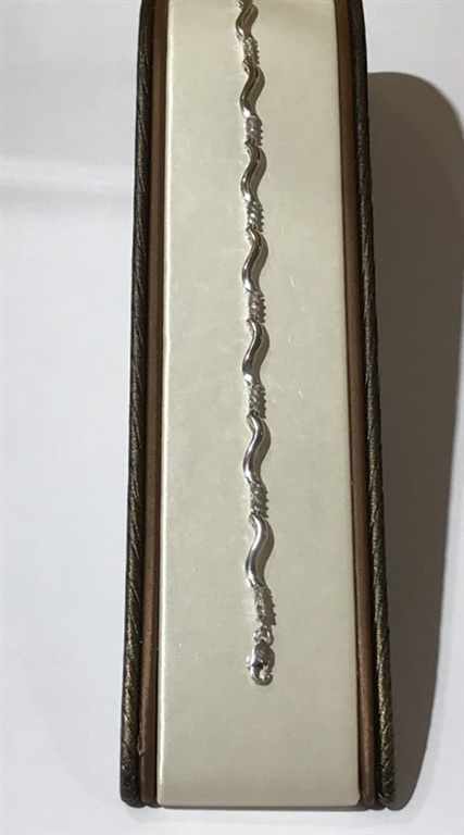14k White Gold Diamond Bracelet