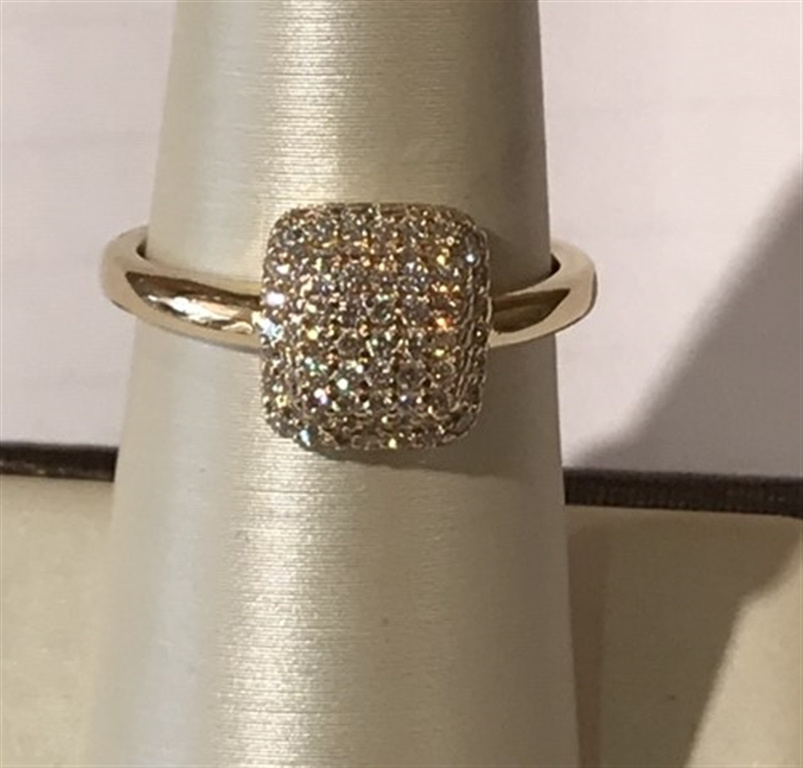 14k Yellow Gold Diamond Ring