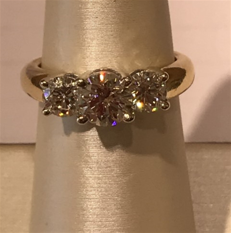 14k Gold Diamond Ring