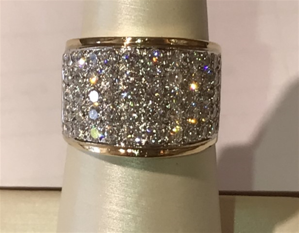 14k Yellow Gold Diamond Ring