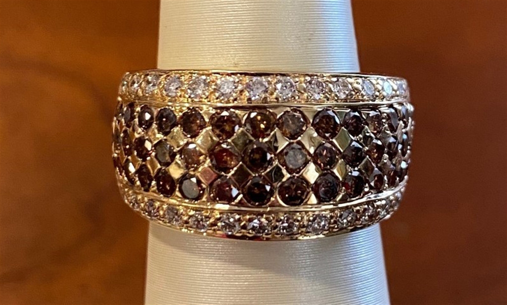 14k Yellow Gold Diamond Ring