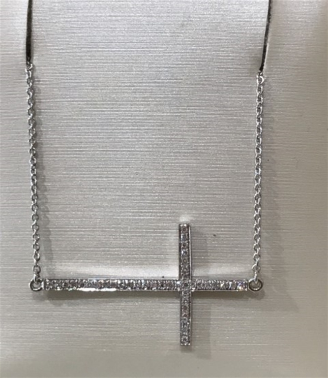 14k White Gold Diamond Bracelet