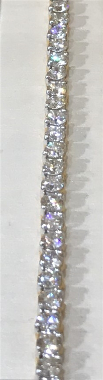 14k Yellow Gold Diamond Bracelet