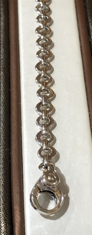 14k White Gold Bracelet