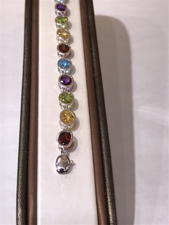 14k White Gold Bracelet
