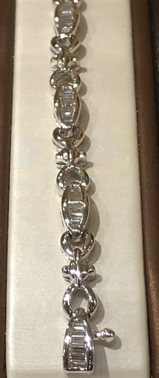 18k White Gold Diamond Bracelet