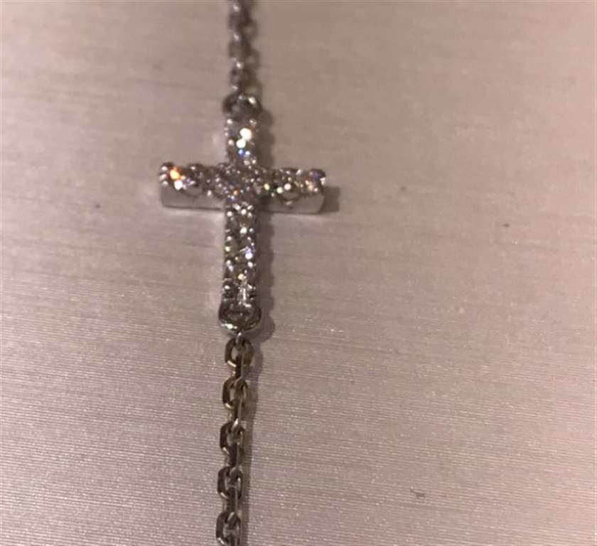 14k White Gold Diamond Bracelet