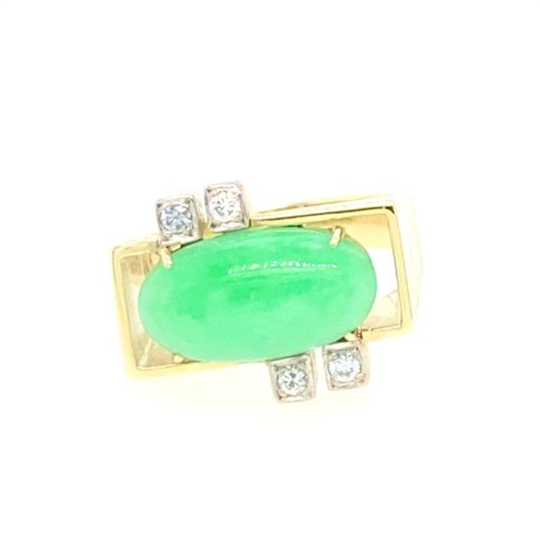 14k Yellow Gold Diamond Ring