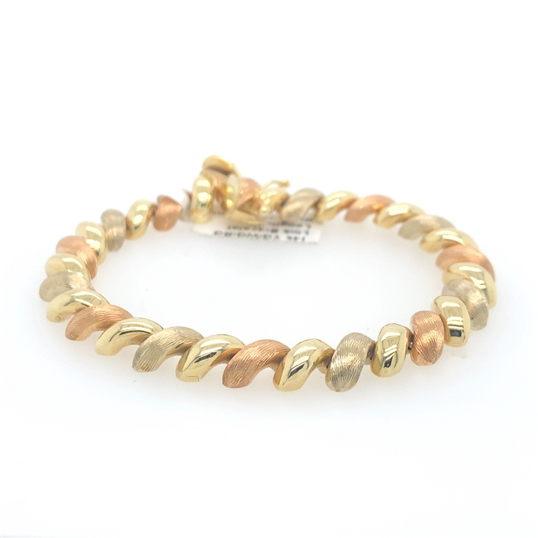 14k Two-Tone Gold Bracelet