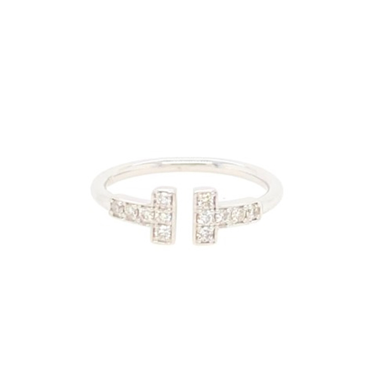 14k White Gold Diamond Ring