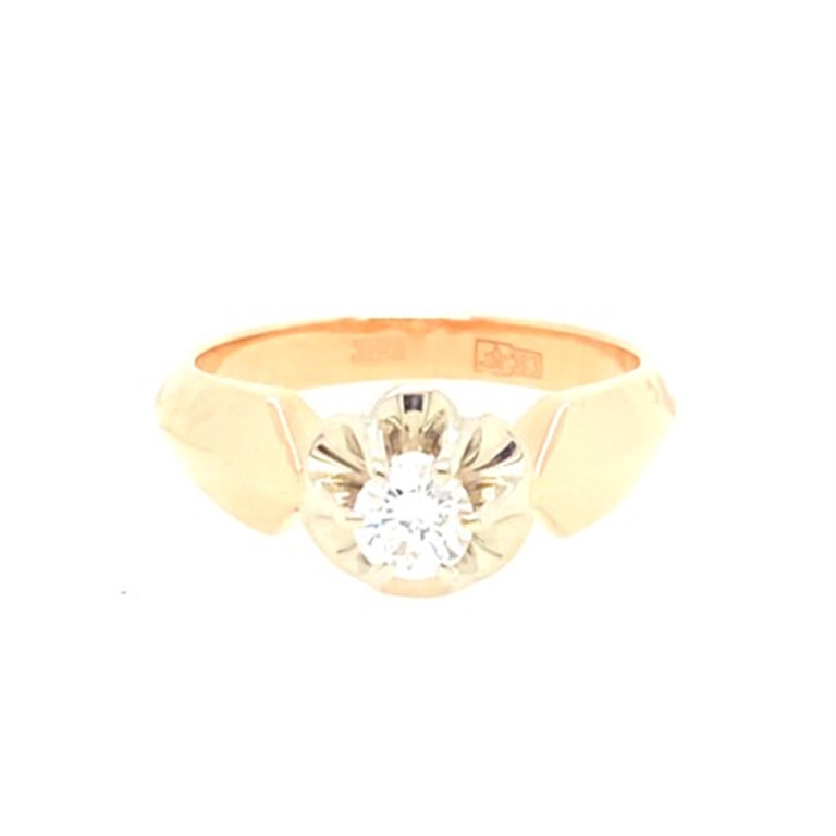 14k Rose Gold Diamond Ring