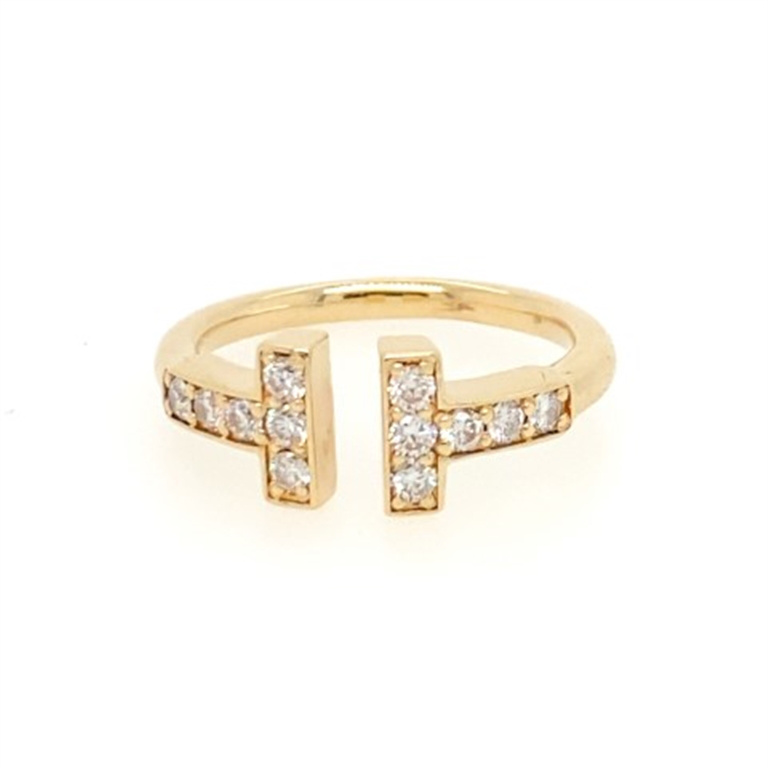 14k Yellow Gold Diamond Ring