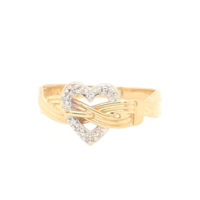 14k Yellow Gold Diamond Ring