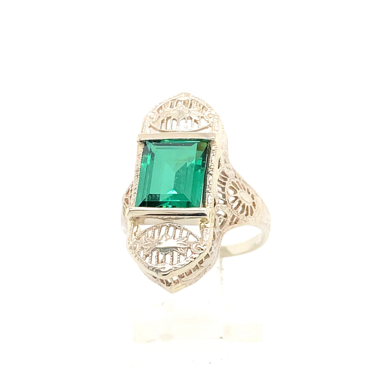 14k White Gold Ring