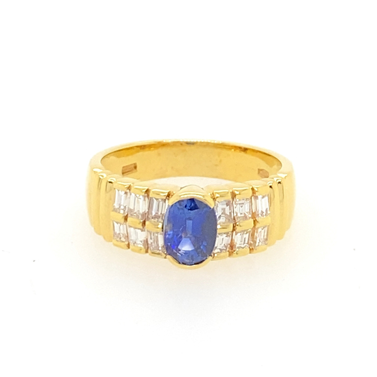 Diamond & Sapphire Ring