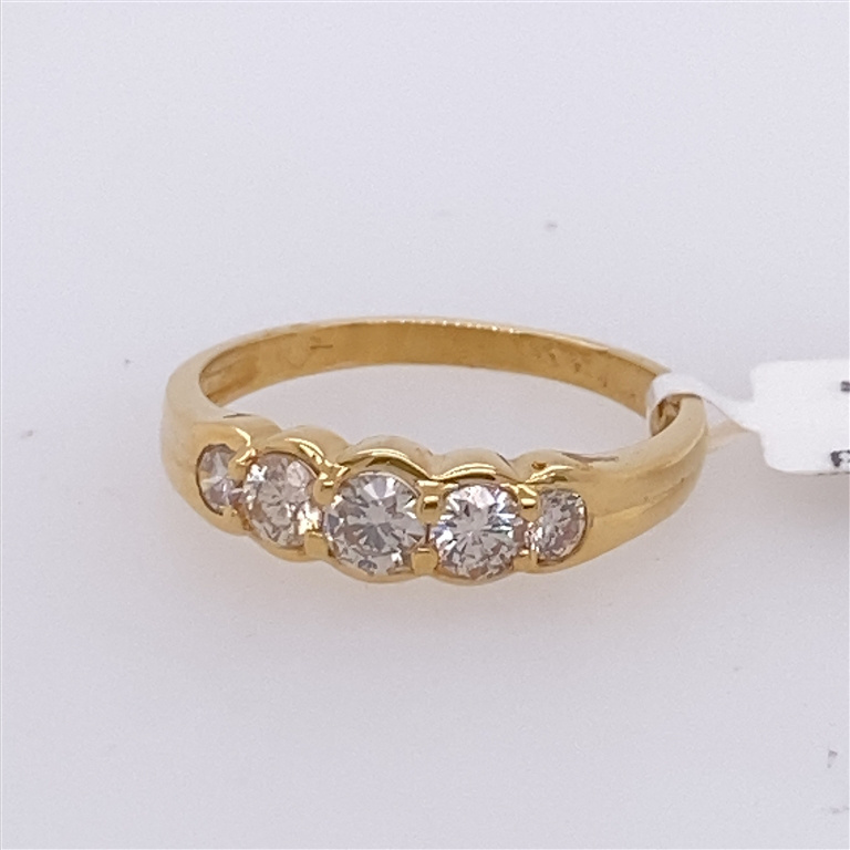 14k Yellow Gold Diamond Ring