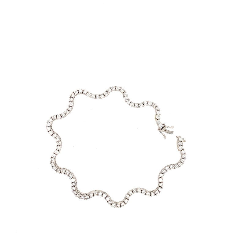 18k White Gold Diamond Bracelet