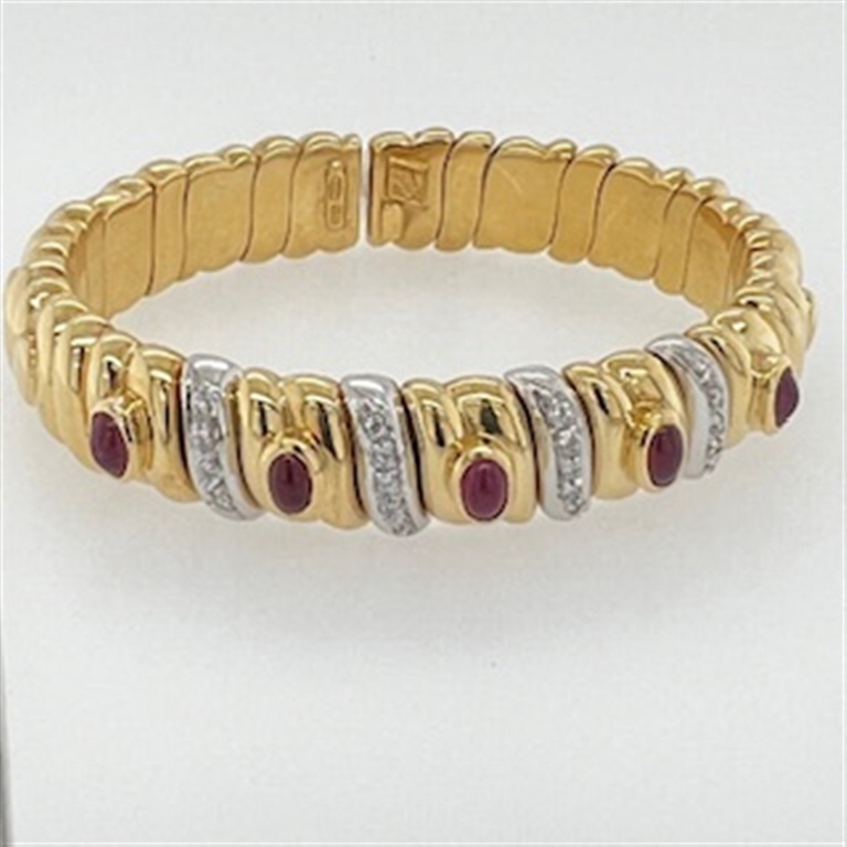 18k Yellow Gold Diamond Bracelet
