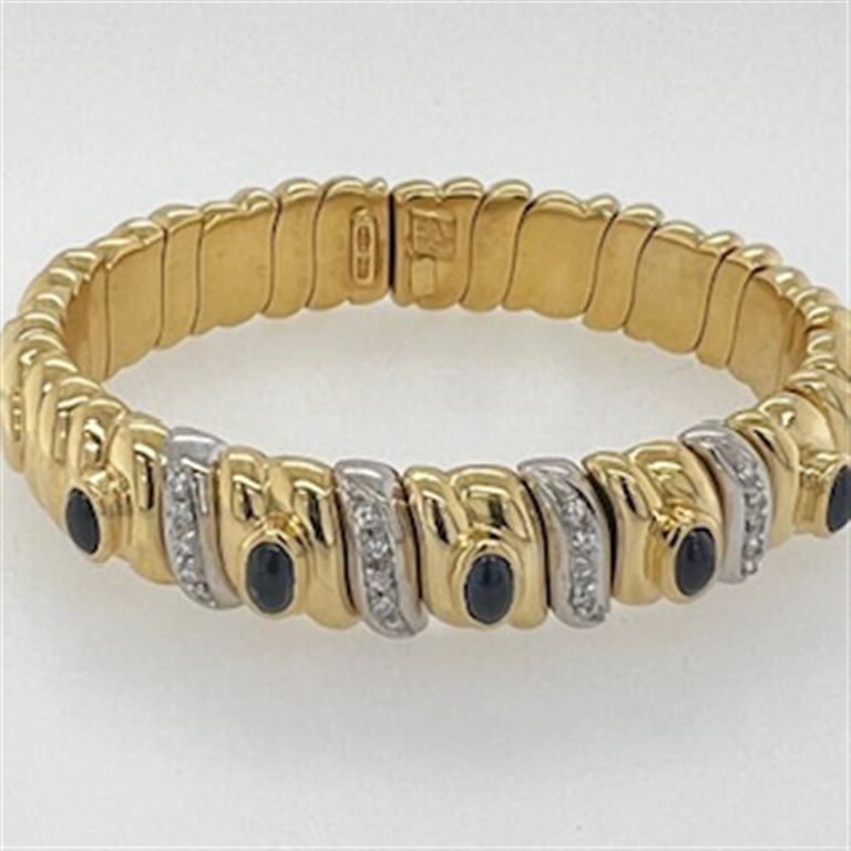 18k Yellow Gold Diamond Bracelet