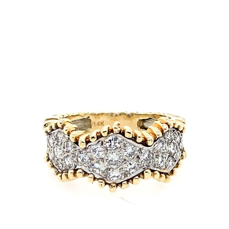 14k Two-Tone Gold Ring