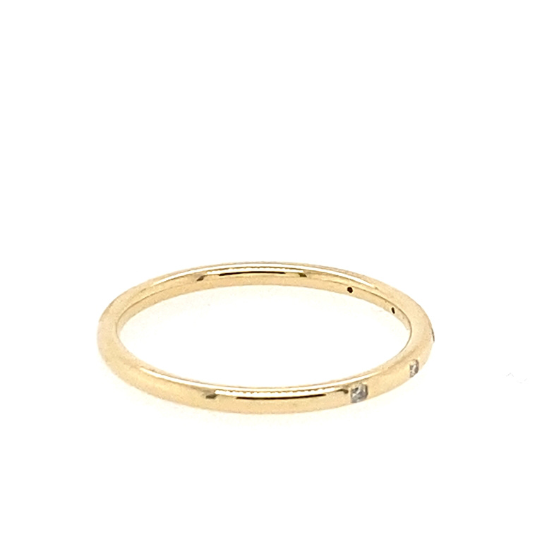 14k Yellow Gold Diamond Ring