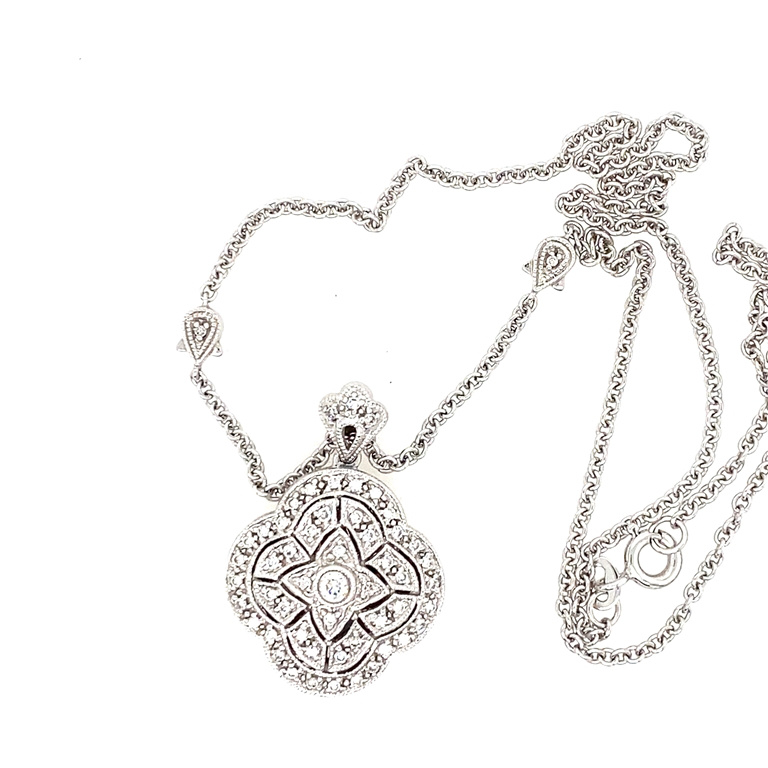14k White Gold Necklace