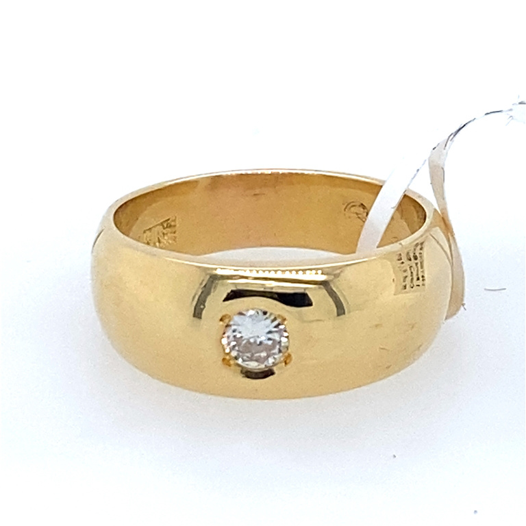 14k Yellow Gold Diamond Ring