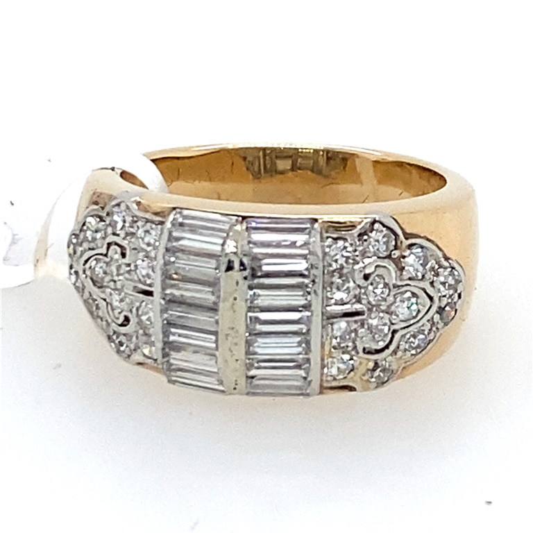14k White Gold Diamond Ring
