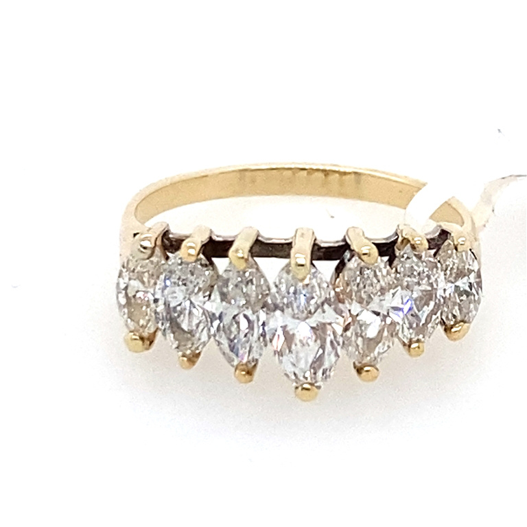 14k Yellow Gold Diamond Ring