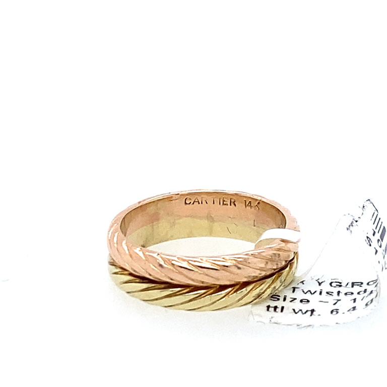 14k Yellow & Rose Gold Ring