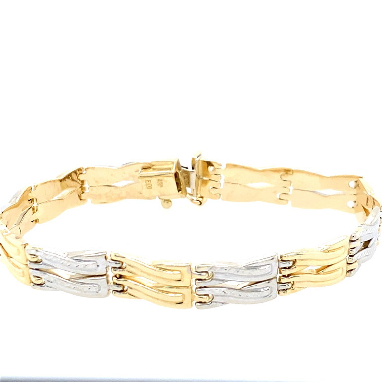 14k Two-Tone Gold Bracelet